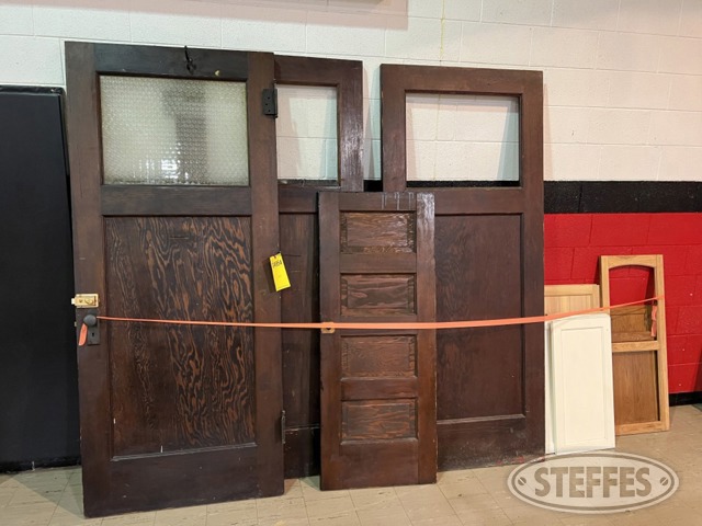 (4) Wood doors